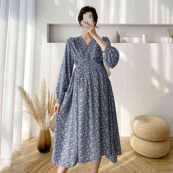 wholesale spring maternity dress long sleeves vintage floral chiffon beach dress for pregnant woman plus size women empired dress j220628, White
wholesale spring maternity dress long sleeves vintage floral chiffon beach dress for pregnant woman plus size women empired dress j220628, White