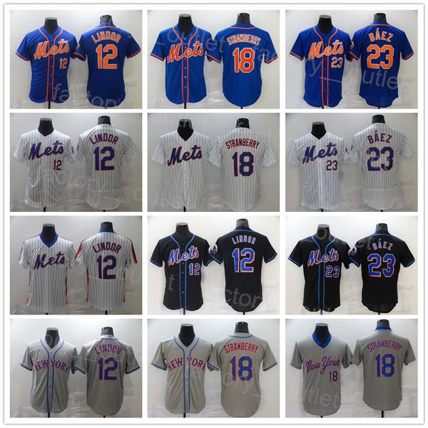 men baseball city connect 12 francisco lindor jersey 18 darryl strawberry 23 javier baez all stitching flexbase cool base pullover pinstripe, Blue;black
men baseball city connect 12 francisco lindor jersey 18 darryl strawberry 23 javier baez all stitching flexbase cool base pullover pinstripe, Blue;black