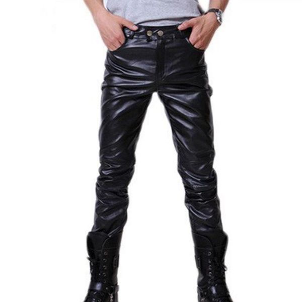 men's pants casual men solid color faux leather button skinny motorcycle club trousers men's clothing 2022, Black
men's pants casual men solid color faux leather button skinny motorcycle club trousers men's clothing 2022, Black