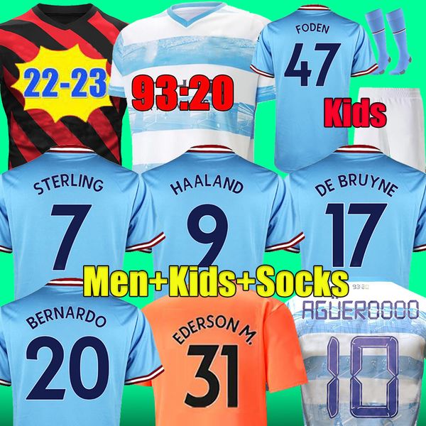 21 22 23 haaland soccer jersey 93 20 anniversary grealish sterling ferran de bruyne foden mahrez 2021 2022 2023 mans cities football shirts, Black;yellow
21 22 23 haaland soccer jersey 93 20 anniversary grealish sterling ferran de bruyne foden mahrez 2021 2022 2023 mans cities football shirts, Black;yellow