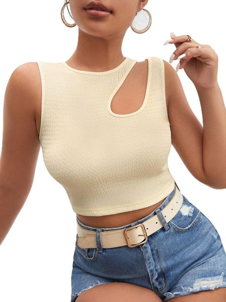 cut out tank 57fq#, White