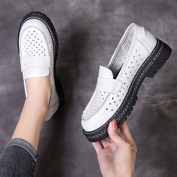 women shoes summer 2022 new british style retro real leather ladies shoes thick-soled natural skin sandals women, Black
women shoes summer 2022 new british style retro real leather ladies shoes thick-soled natural skin sandals women, Black