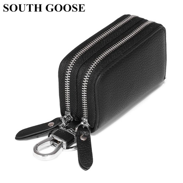 south goose genuine leather key wallets key bag men car key holders double zipper keychain case women smart housekeeper, Red;blue
south goose genuine leather key wallets key bag men car key holders double zipper keychain case women smart housekeeper, Red;blue