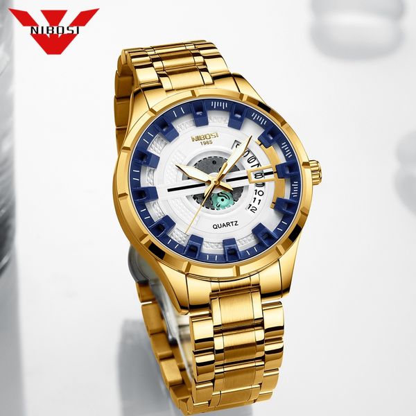 nibosi 2021 gold luxury brand fashion mens watches stainless steel band men wristwatch quartz watch waterproof relogio masculino
nibosi 2021 gold luxury brand fashion mens watches stainless steel band men wristwatch quartz watch waterproof relogio masculino