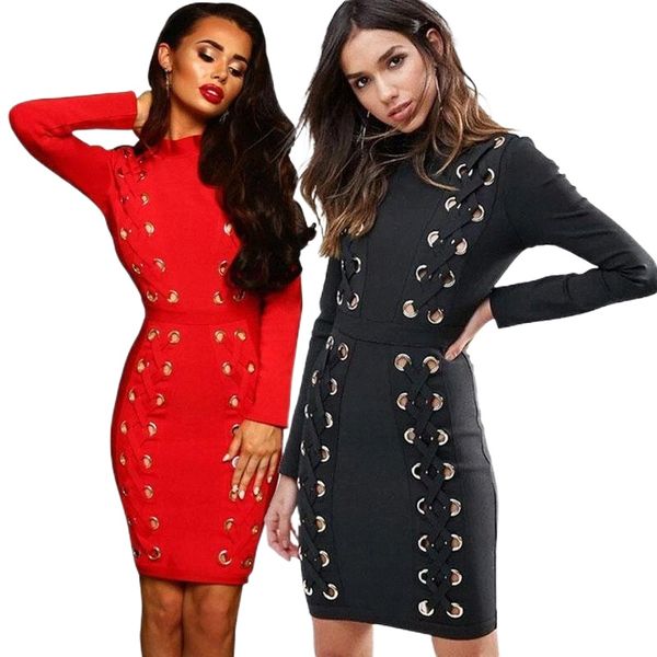 hollow out hole lace up bandage bodycon dress women fashion slim long sleeve elegant short club dresses vestidos de fiesta casual c8rs#, Black;gray
hollow out hole lace up bandage bodycon dress women fashion slim long sleeve elegant short club dresses vestidos de fiesta casual c8rs#, Black;gray