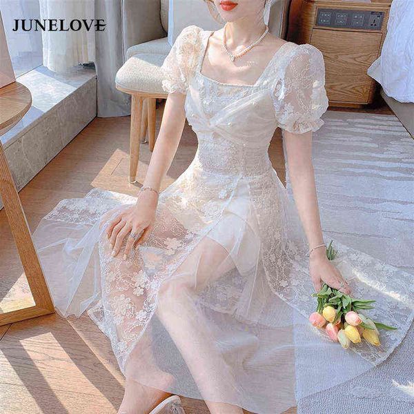 nxy casual dress junelove summer white fairy dres elegant french vintage lace sweet midi dress chic short sleeve princess party dress 2021 0, Black;gray
nxy casual dress junelove summer white fairy dres elegant french vintage lace sweet midi dress chic short sleeve princess party dress 2021 0, Black;gray