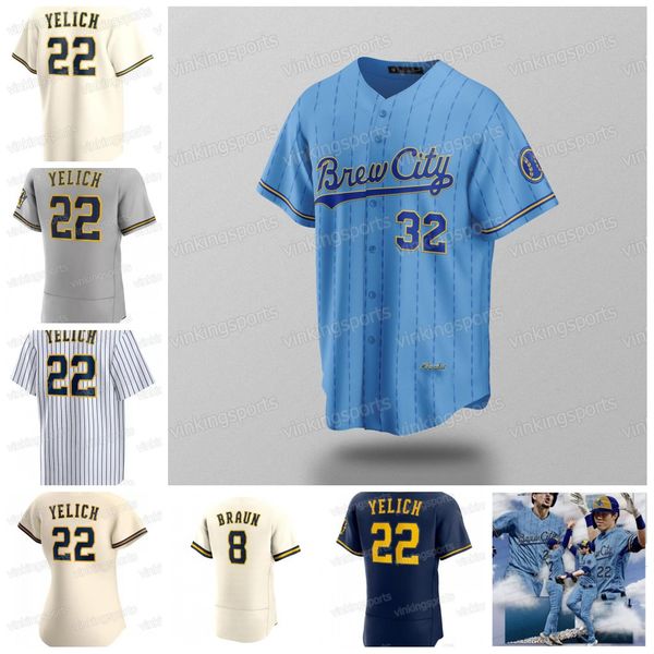 2milwaukee 22 christian yelich 2022 city connect jersey 24 mccutchen 15 tyrone taylor 53 brandon woodruff 6 lorenzo cain 71 josh hader 8 rya, Blue;black
2milwaukee 22 christian yelich 2022 city connect jersey 24 mccutchen 15 tyrone taylor 53 brandon woodruff 6 lorenzo cain 71 josh hader 8 rya, Blue;black