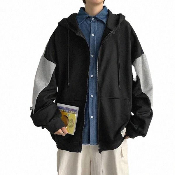 men's jackets autumn winter plush coat korean style student loose large sports jacket hooded mens fashion clothing trends zip up hoodie, Black;brown
men's jackets autumn winter plush coat korean style student loose large sports jacket hooded mens fashion clothing trends zip up hoodie, Black;brown