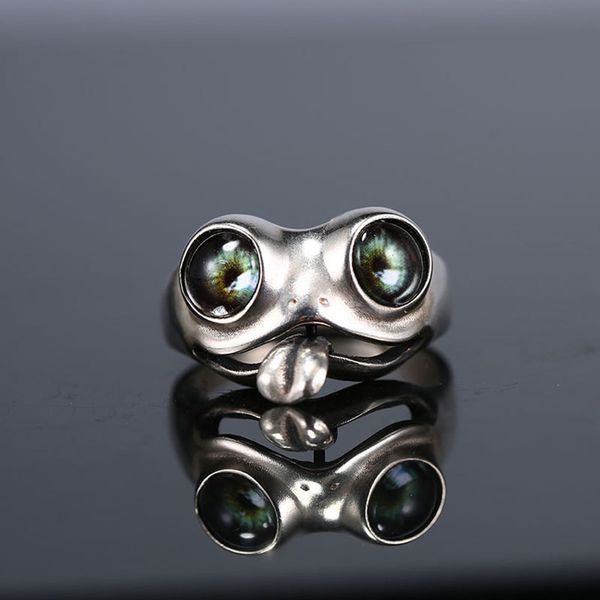 men women cute tongue twisting frog ring simple design green eyes rings engagement wedding jewelry party gift 220716, Slivery;golden
men women cute tongue twisting frog ring simple design green eyes rings engagement wedding jewelry party gift 220716, Slivery;golden