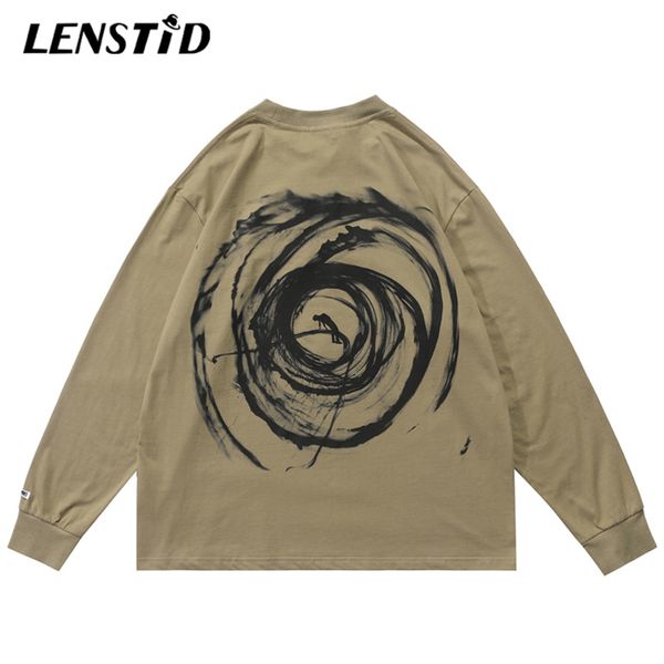 lenstid autumn men oversize long sleeve tshirts hip hop graffiti print gothic t shirt streetwear harajuku causal cotton tees, White;black
lenstid autumn men oversize long sleeve tshirts hip hop graffiti print gothic t shirt streetwear harajuku causal cotton tees, White;black