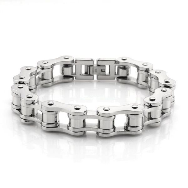 men's and women's punk locomotive steel bracelet personality stainless couple bracelet, Golden;silver
men's and women's punk locomotive steel bracelet personality stainless couple bracelet, Golden;silver