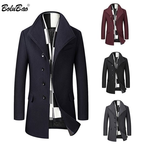 bolubao wool blend coats men winter men's solid casual wild wool overcoat quality brand business luxurious wool coat male 201127, Black
bolubao wool blend coats men winter men's solid casual wild wool overcoat quality brand business luxurious wool coat male 201127, Black