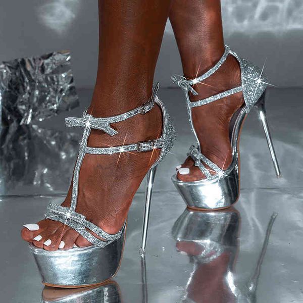 sandals new arrivals platform luxury wedding bowknot extreme high heels for women sequins silver bling s 220402, Black
sandals new arrivals platform luxury wedding bowknot extreme high heels for women sequins silver bling s 220402, Black
