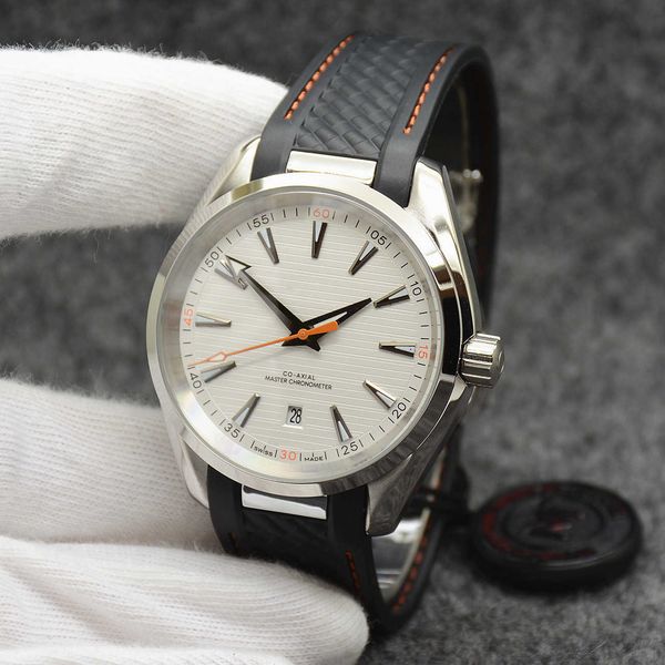 mechanical watch automatic silver dial mens 42mm stainless steel glass back sports rubber strap wristwarches, Slivery;brown
mechanical watch automatic silver dial mens 42mm stainless steel glass back sports rubber strap wristwarches, Slivery;brown