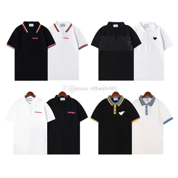designer men's t shirts fashion polo italian triangle badge logo men's shirts luxury women's p letter t shirts, White;black
designer men's t shirts fashion polo italian triangle badge logo men's shirts luxury women's p letter t shirts, White;black