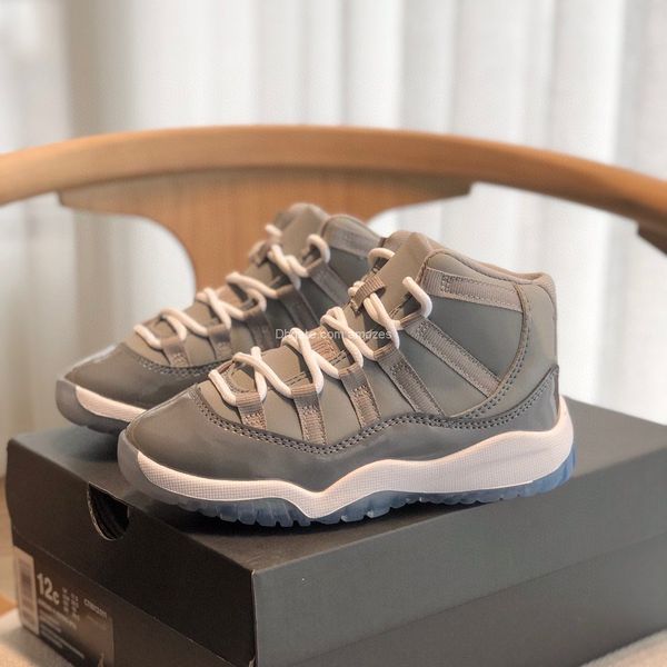 kids 11 1s cool grey 378040-005 toddler boys girls enfant children basket sneakers size us 8c-3y 22-35, Black
kids 11 1s cool grey 378040-005 toddler boys girls enfant children basket sneakers size us 8c-3y 22-35, Black