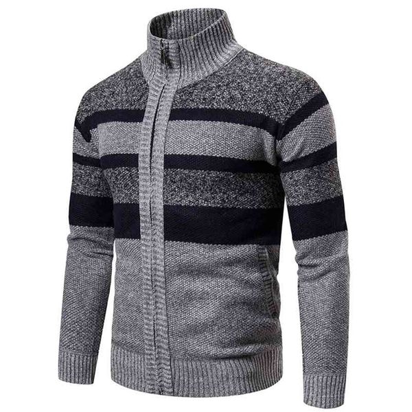 autumn winter cardigan men striped knitted cardigan men's winter jacket coat zipper cardigan warm knitted sweater 210804, White;black
autumn winter cardigan men striped knitted cardigan men's winter jacket coat zipper cardigan warm knitted sweater 210804, White;black