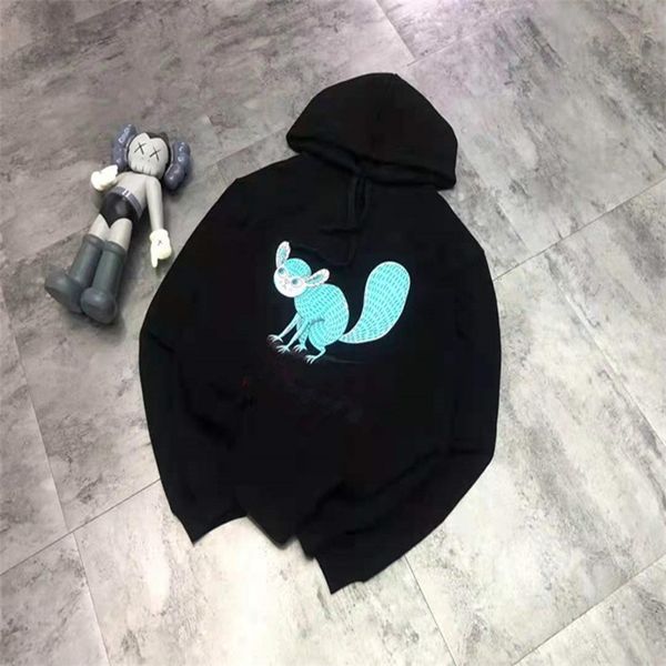 summer explosion family's 21 autumn men's and women's same animal monster letter printed hoodie, shoulder white, Black
summer explosion family's 21 autumn men's and women's same animal monster letter printed hoodie, shoulder white, Black