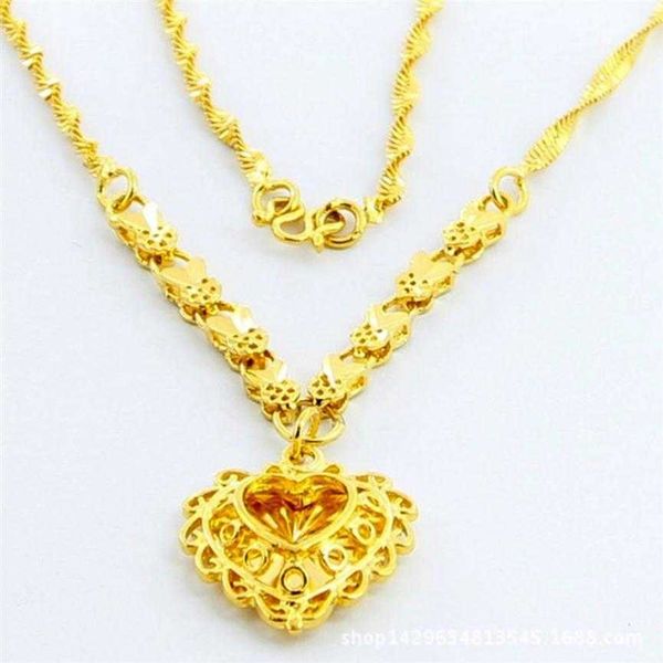 24k pendants gold plated necklace women's jewelry high imitation inverted heart never fade jp027240s, Silver
24k pendants gold plated necklace women's jewelry high imitation inverted heart never fade jp027240s, Silver
