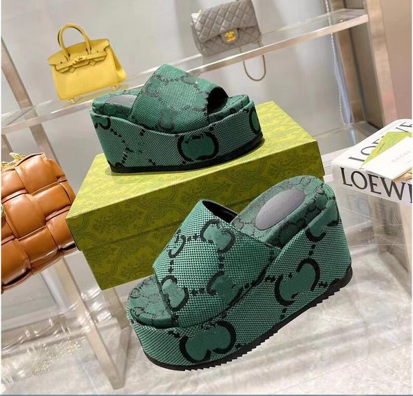 fashion luxury designers slippers fashion thick bottom sandals letter embroidery slides lady platform wedges sandal beach high heel 35-40, Black
fashion luxury designers slippers fashion thick bottom sandals letter embroidery slides lady platform wedges sandal beach high heel 35-40, Black