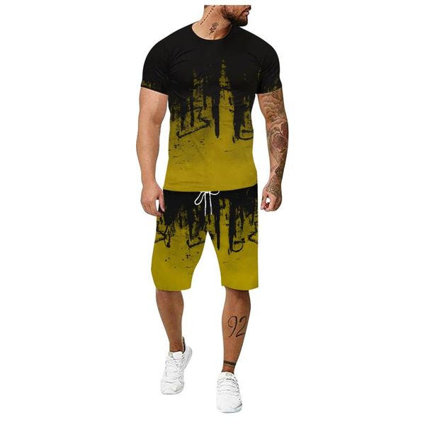 men's tracksuits leisure mens t-shirt short sets sleeve gradient print male tshirts 2 piece outfit set summer casual tees clothing, Gray
men's tracksuits leisure mens t-shirt short sets sleeve gradient print male tshirts 2 piece outfit set summer casual tees clothing, Gray