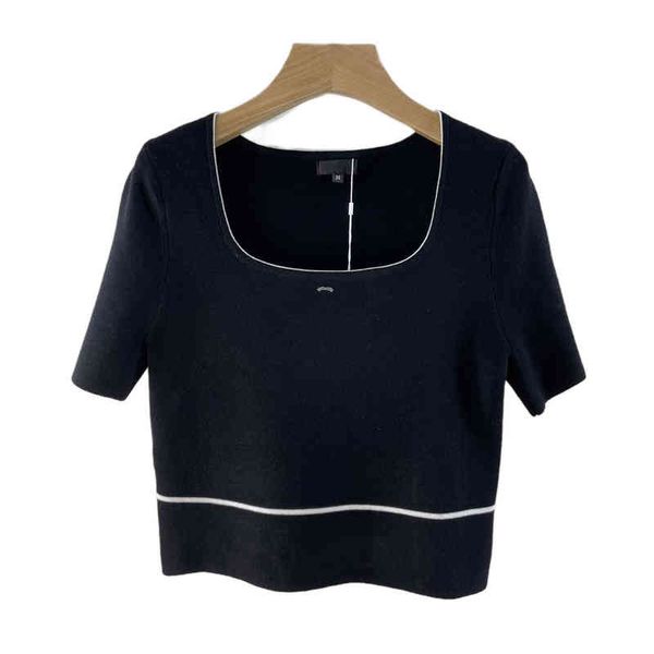 minimalism style paris designer women's letters tee scoop neck t-shirt knitted camisole vest tank knitted short sleeve high waist cardi, White
minimalism style paris designer women's letters tee scoop neck t-shirt knitted camisole vest tank knitted short sleeve high waist cardi, White