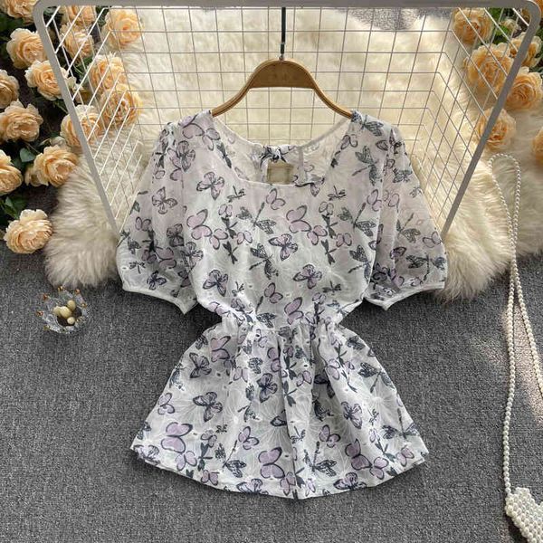 women's blouses & shirts summer hong kong style short sleeved shirt women's summer design sense of minority broken flowers close w, White
women's blouses & shirts summer hong kong style short sleeved shirt women's summer design sense of minority broken flowers close w, White