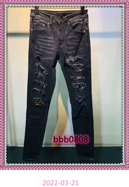 designer luxury mens jeans leopard grain patch jean s style hole fashion washed slim-leg pants biker causal us size 28-38, Blue
designer luxury mens jeans leopard grain patch jean s style hole fashion washed slim-leg pants biker causal us size 28-38, Blue