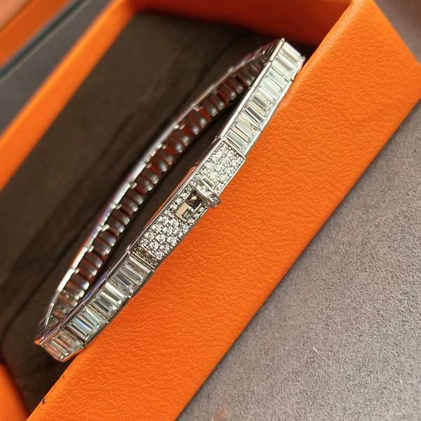 h ermes designer bracelet h bangle for women's high-end custom button design handmade diamond set silver bracelet with the same jewelry, Black
h ermes designer bracelet h bangle for women's high-end custom button design handmade diamond set silver bracelet with the same jewelry, Black