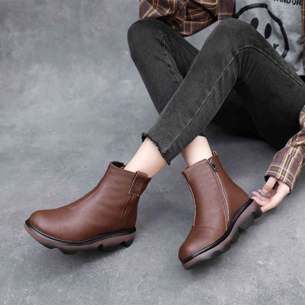 slippers leather muffin thick soled martin boots women's british large short tube single huls, Black
slippers leather muffin thick soled martin boots women's british large short tube single huls, Black