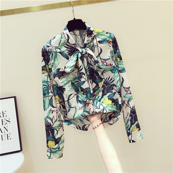 spring summer women's chiffon shirt floral retro long-sleeved shirt bow tie bottoming shirt women's and blouses gd451 210308, White
spring summer women's chiffon shirt floral retro long-sleeved shirt bow tie bottoming shirt women's and blouses gd451 210308, White