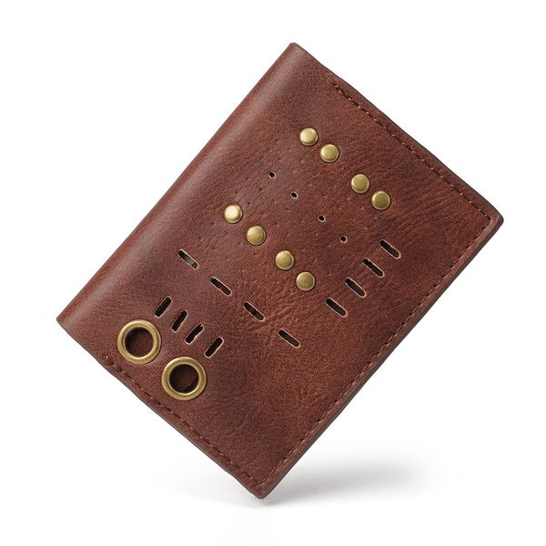 2022 new steampunk steam retro style pu leather short small wallet coin purse women, Red;black
2022 new steampunk steam retro style pu leather short small wallet coin purse women, Red;black