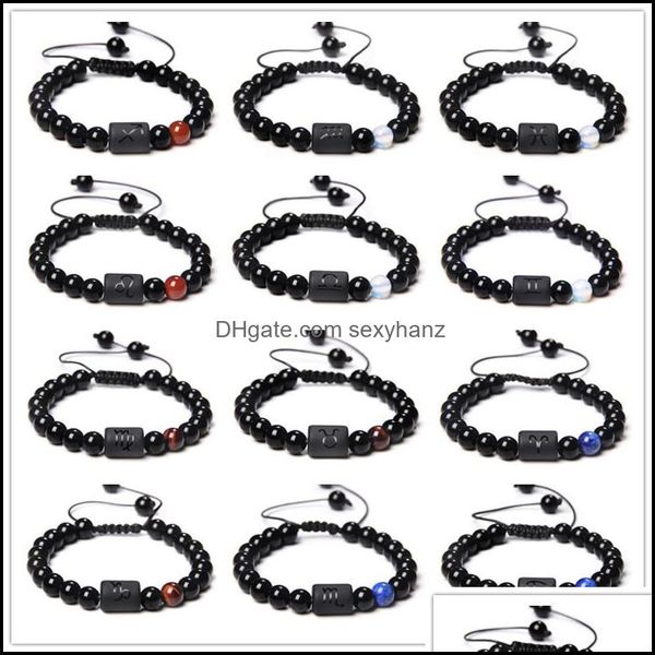 beaded strands bracelets jewelry braided 8mm stone beads 12 constellation couple bracelet men for women pseras ma dhwgt, Black
beaded strands bracelets jewelry braided 8mm stone beads 12 constellation couple bracelet men for women pseras ma dhwgt, Black