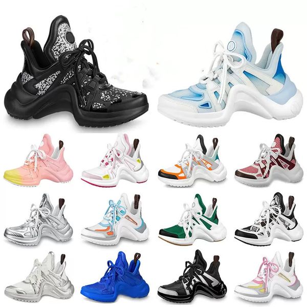 luxury designer archlight dad shoes black white genuine leather sports sneakers arched sole mesh black breathable bow designer men women pla
luxury designer archlight dad shoes black white genuine leather sports sneakers arched sole mesh black breathable bow designer men women pla