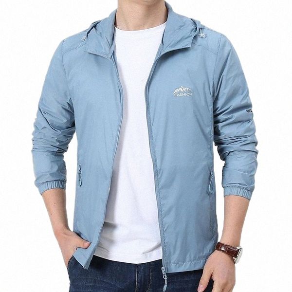 men's jackets summer thin jacket men fashion hooded collar waterproof sun protection outdoor hiking climbing coat size m-4xl j6rr#, Black;brown
men's jackets summer thin jacket men fashion hooded collar waterproof sun protection outdoor hiking climbing coat size m-4xl j6rr#, Black;brown