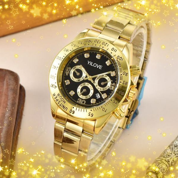 multifunction men's watch small dial not working gold quartz clock full stainless steel sapphire glass luminous factory wristwatch, Slivery;brown
multifunction men's watch small dial not working gold quartz clock full stainless steel sapphire glass luminous factory wristwatch, Slivery;brown