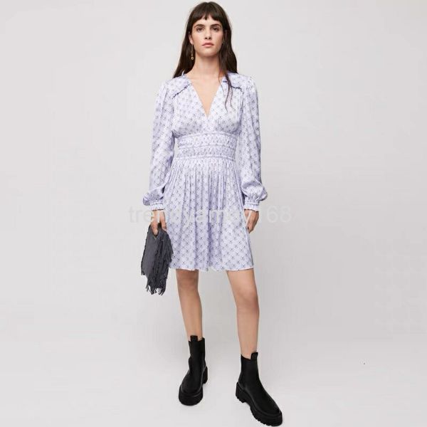 casual dresses pure original french mj21 autumn winter bow print v-neck long sleeve elastic waist dress earlier than g-net, Black;gray
casual dresses pure original french mj21 autumn winter bow print v-neck long sleeve elastic waist dress earlier than g-net, Black;gray