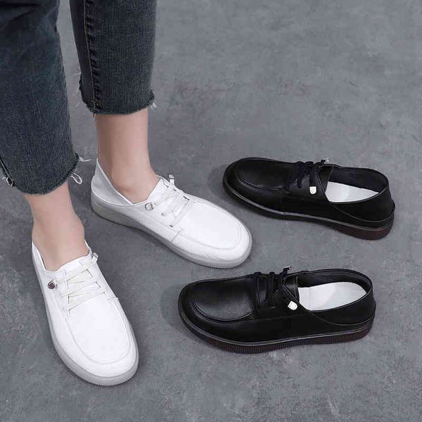 dress shoes spring versatile first layer cowhide white shoes women's overshoot large 43 soft bottom lazy pregnant ytmi, Black
dress shoes spring versatile first layer cowhide white shoes women's overshoot large 43 soft bottom lazy pregnant ytmi, Black