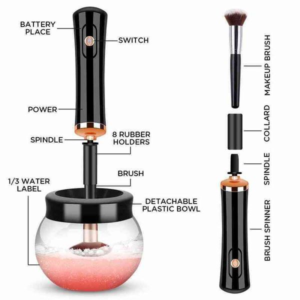 zoreya electric makeup brush cleaner dryer machine quick and professional cleaning tool deeply wash most sizes brushes 0308
zoreya electric makeup brush cleaner dryer machine quick and professional cleaning tool deeply wash most sizes brushes 0308