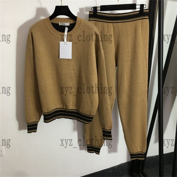 high-end cashmere wool knitted suit 2022 womens pants sets new number 8 letter jacquard round neck long sleeve pullover sweater elastic wais, White
high-end cashmere wool knitted suit 2022 womens pants sets new number 8 letter jacquard round neck long sleeve pullover sweater elastic wais, White