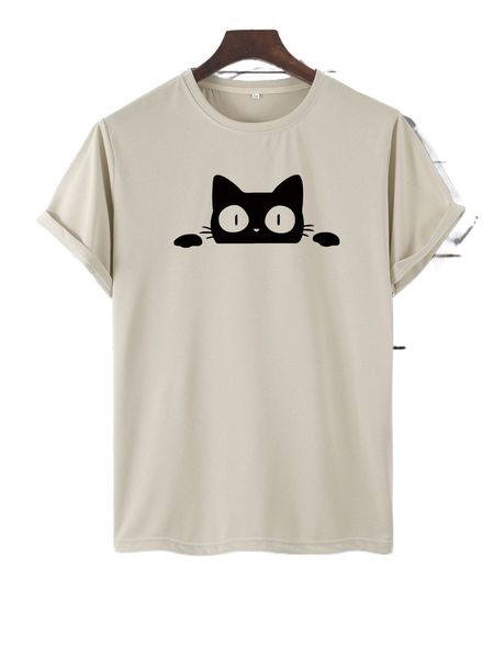 men cat print tee b0cg#, White;black
men cat print tee b0cg#, White;black