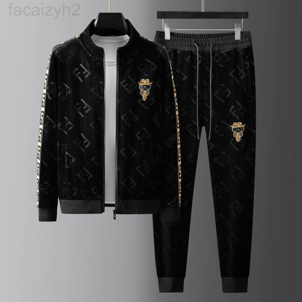 men's casual shirts designer plush thickened double-sided sweater set men's winter stand collar cardigan coat and trousers two-pie, White;black
men's casual shirts designer plush thickened double-sided sweater set men's winter stand collar cardigan coat and trousers two-pie, White;black