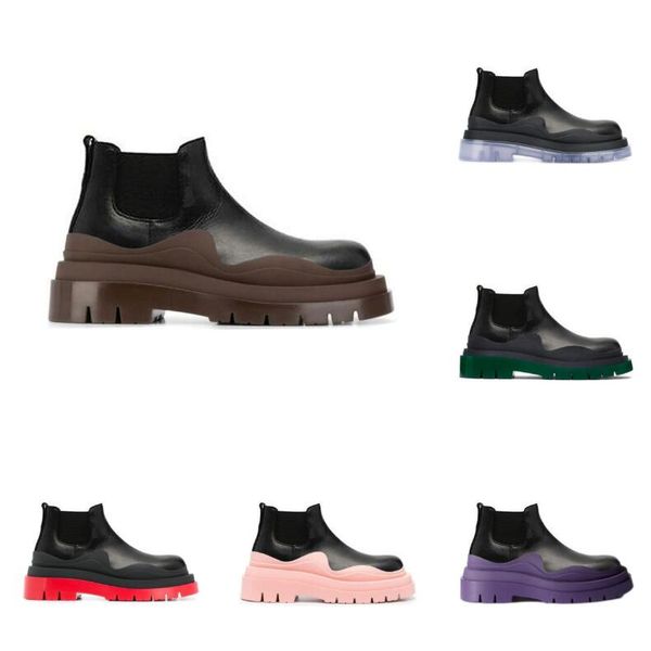 two tone tire chelsea boots women platform chunky boot lady luxe design men calf desiger low tobe calfskin slip on style round toe boots bla, Black
two tone tire chelsea boots women platform chunky boot lady luxe design men calf desiger low tobe calfskin slip on style round toe boots bla, Black