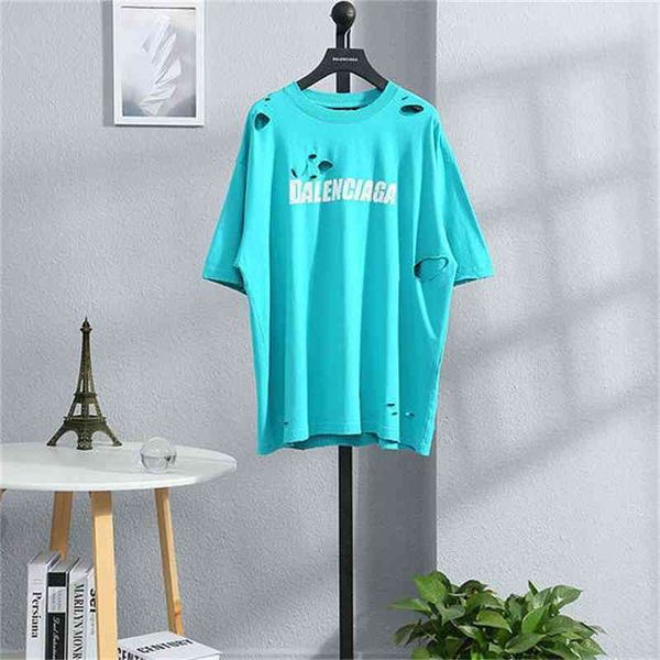 2022 designer bal t shirt summer correct high edition fashion brand paris t-shirt turtle crack hole short sleeve loose casual men's and, White;black
2022 designer bal t shirt summer correct high edition fashion brand paris t-shirt turtle crack hole short sleeve loose casual men's and, White;black