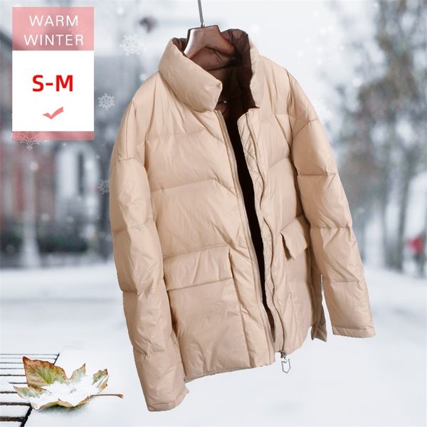 new winter short white duck down jacket stand collar female soft casual warm contrast stitching coat windproof good qaunlity 201019, Black
new winter short white duck down jacket stand collar female soft casual warm contrast stitching coat windproof good qaunlity 201019, Black