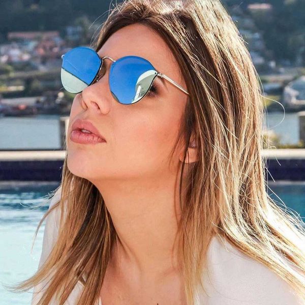 fashion mirror sunglass women men designer sunglasses metal frame outdoor uv400 protection eyewear with case box for male female, White;black
fashion mirror sunglass women men designer sunglasses metal frame outdoor uv400 protection eyewear with case box for male female, White;black