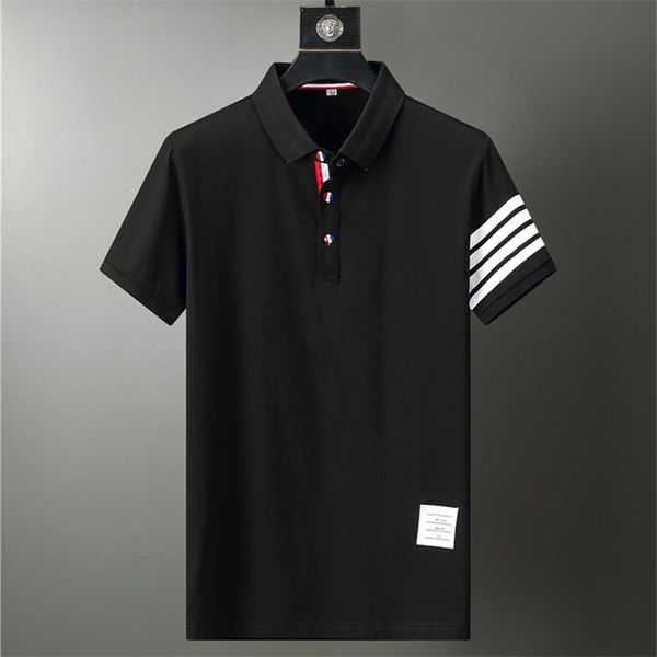 brand men summer solid polo shirt short sleeve slim fit polos fashion streetwear men shirts office casual shirts 3xl 220706, White;black
brand men summer solid polo shirt short sleeve slim fit polos fashion streetwear men shirts office casual shirts 3xl 220706, White;black