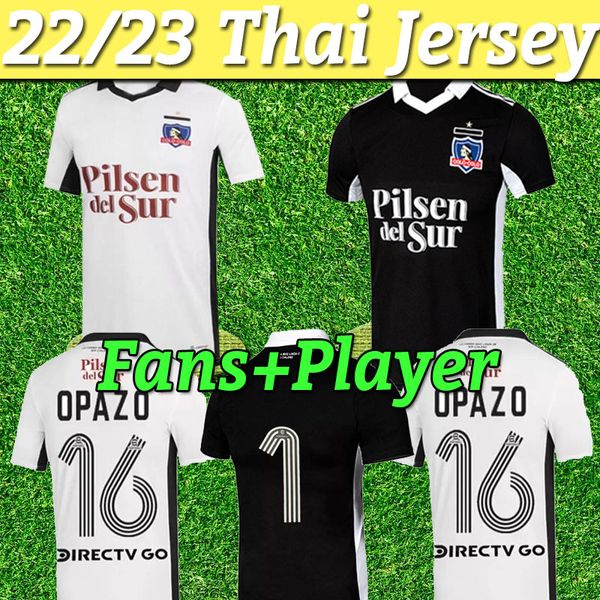 22 23 colo-colo soccer jerseys opazo 2022 2023 lucero suazo costa parraguez solari bolados blandi zavala men football jersey, Black;yellow
22 23 colo-colo soccer jerseys opazo 2022 2023 lucero suazo costa parraguez solari bolados blandi zavala men football jersey, Black;yellow