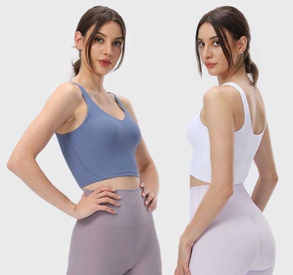 lu-49 yoga outfits align tank vest rib high elastic v-neck u-back sports bra gym clothes women underwear casual workout padded top, White;red
lu-49 yoga outfits align tank vest rib high elastic v-neck u-back sports bra gym clothes women underwear casual workout padded top, White;red