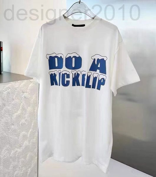 women's t-shirt designer correct version 2022 summer brand snow alphabet printed short sleeve t-shirt men and women couple back i5a8, White
women's t-shirt designer correct version 2022 summer brand snow alphabet printed short sleeve t-shirt men and women couple back i5a8, White